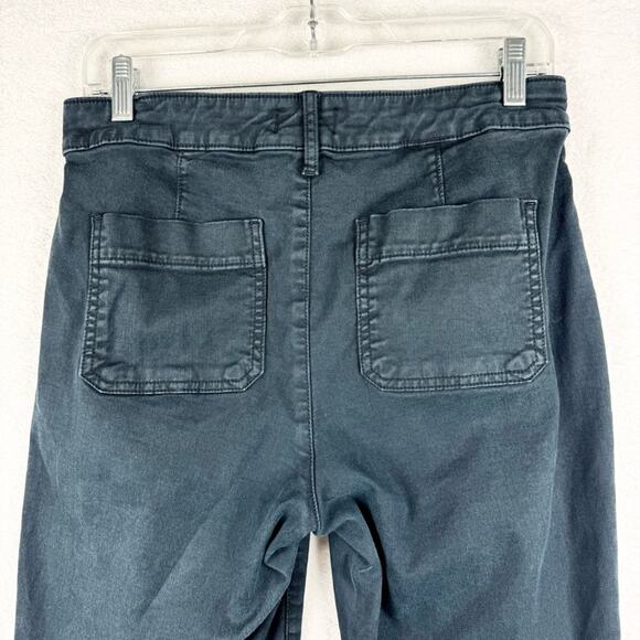 NYDJ Straight Ankle Chino Casual Pant Dark Grey/Washed Black - 6 Business Preppy - Picture 9 of 15